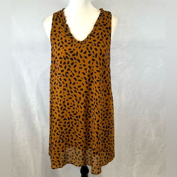Mittoshop cheetah animal print shift dress size small - Picture 6 of 11